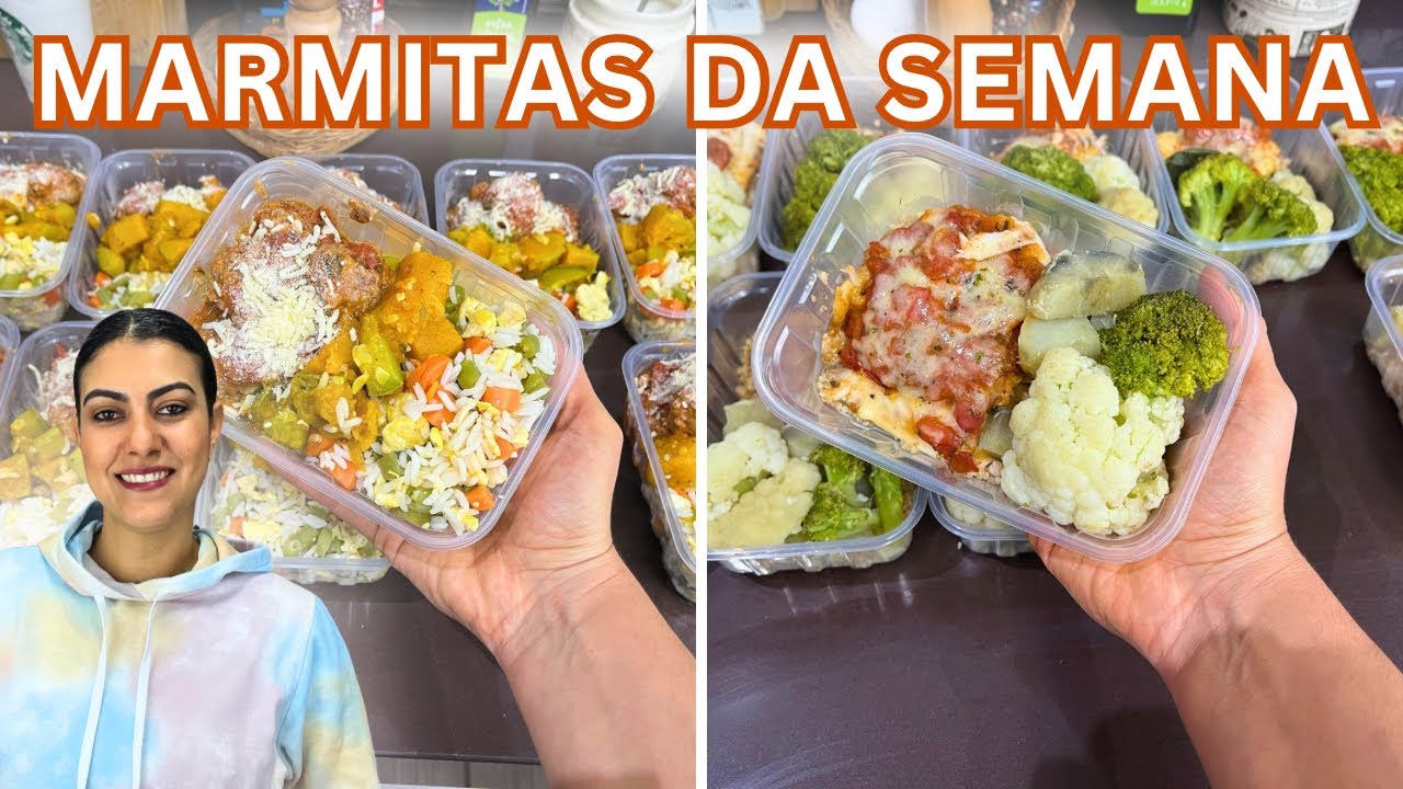 MARMITAS #15 | Filé de tilápia a parmegiana, Molho de tomate caseiro, almôndegas e muito mais….