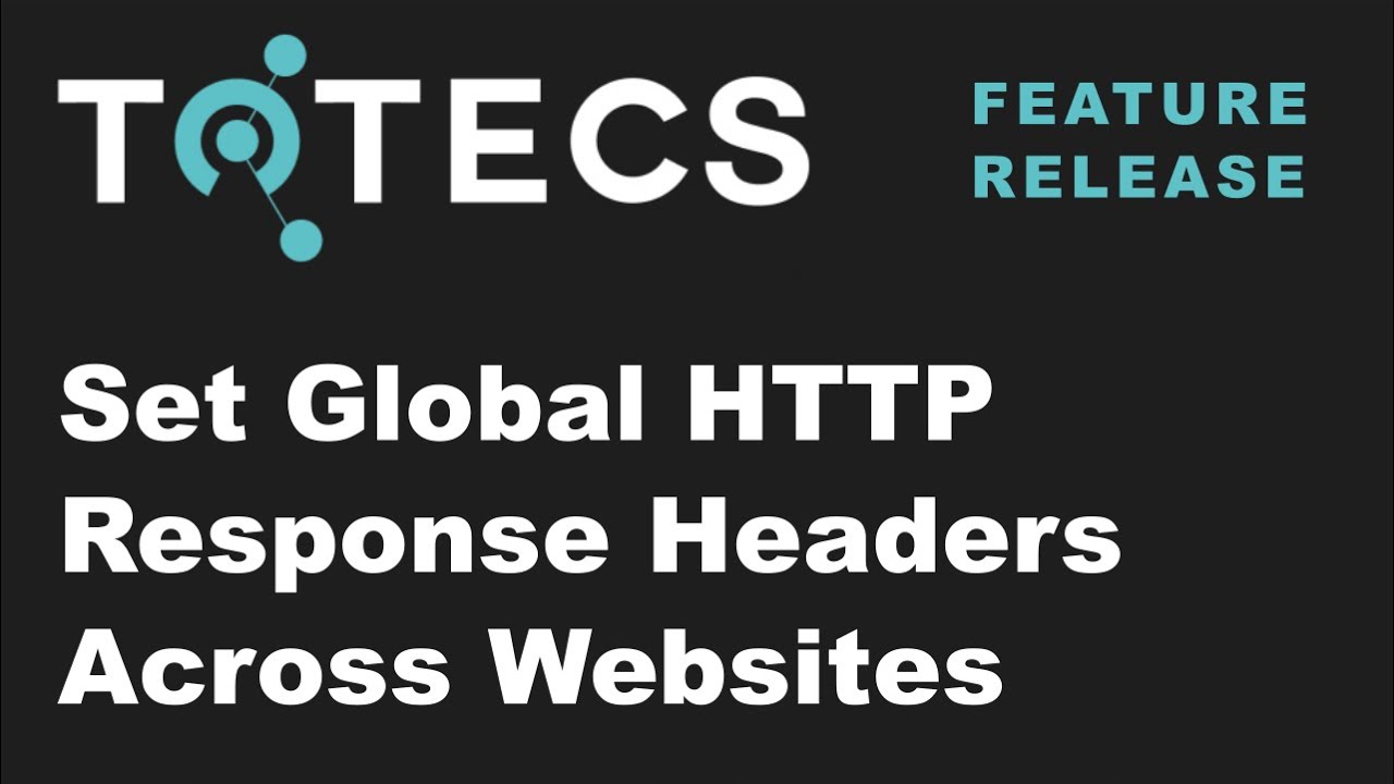 Set Global HTTP Response Headers Across Content Managed Websites - YouTube