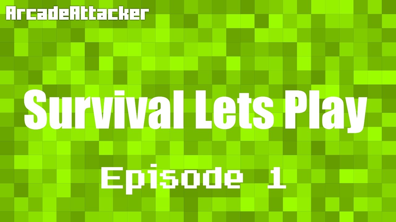 Minecraft Survival Lets Play - Episode 1 - A rocky start - YouTube