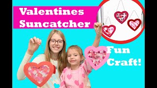 Valentines Suncatcher Craft