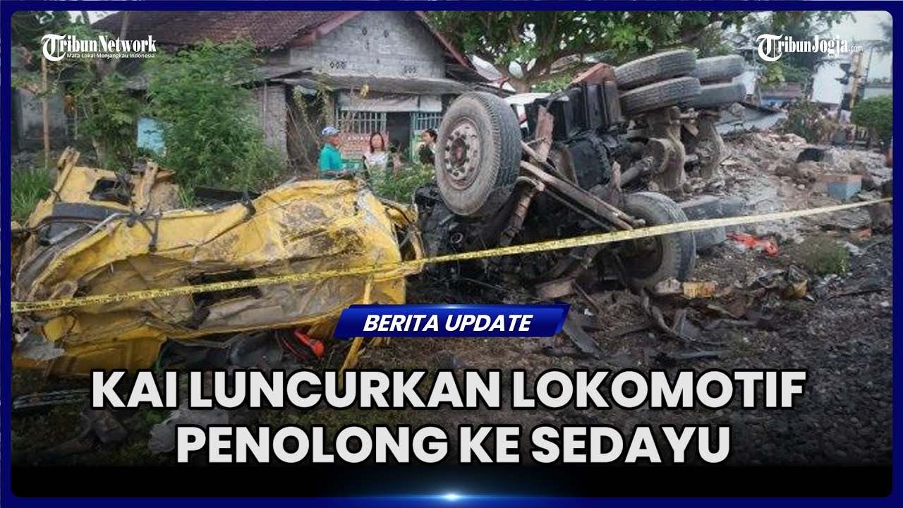 TAKSAKA VS TRUK MOLEN, KAI LUNCURKAN LOKOMOTIF PENOLONG KE LOKASI KECELAKAAN