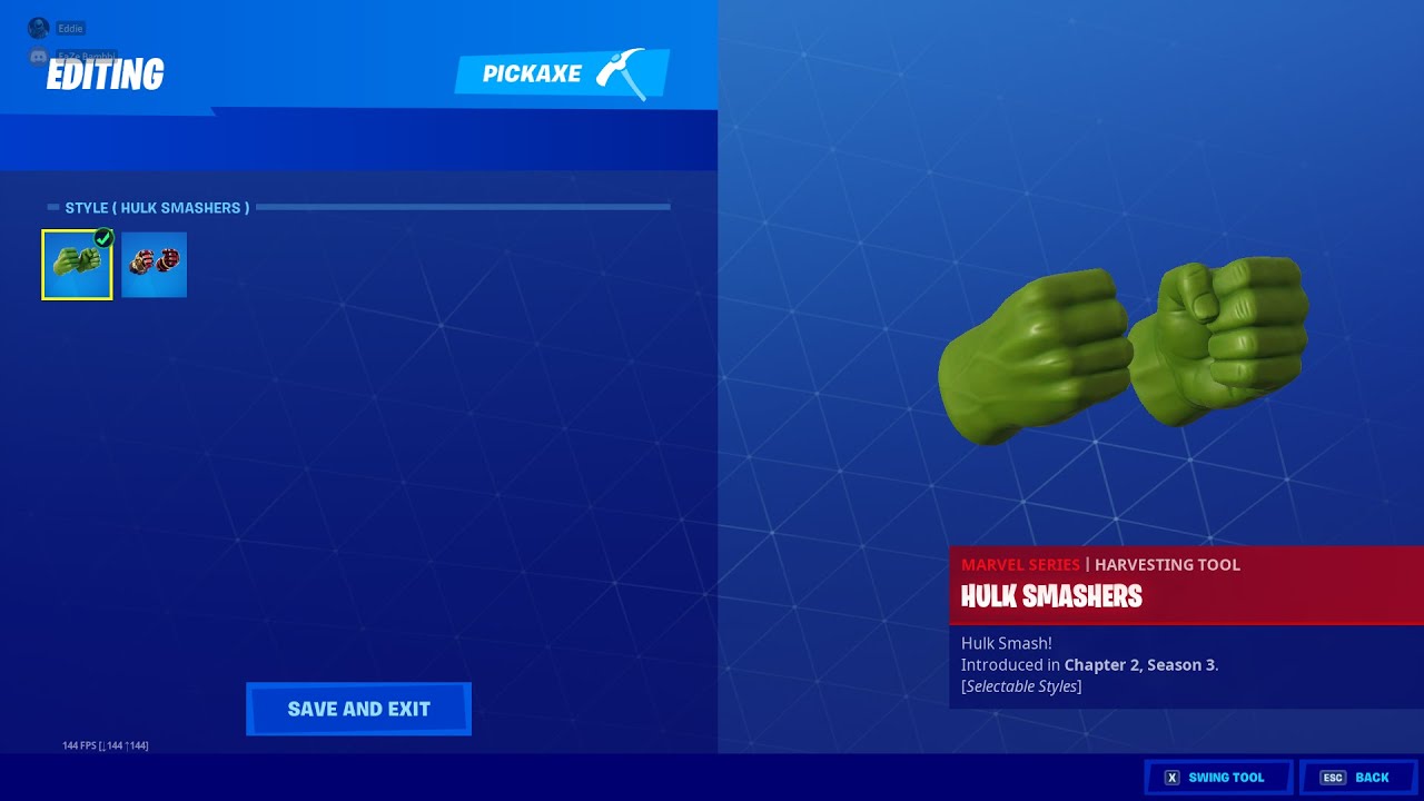 Fortnite HULK SMASHER PICKAXE REVIEW!