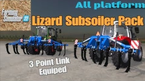 Lizard Subsoiler Pack / New mod for all platforms on FS22
