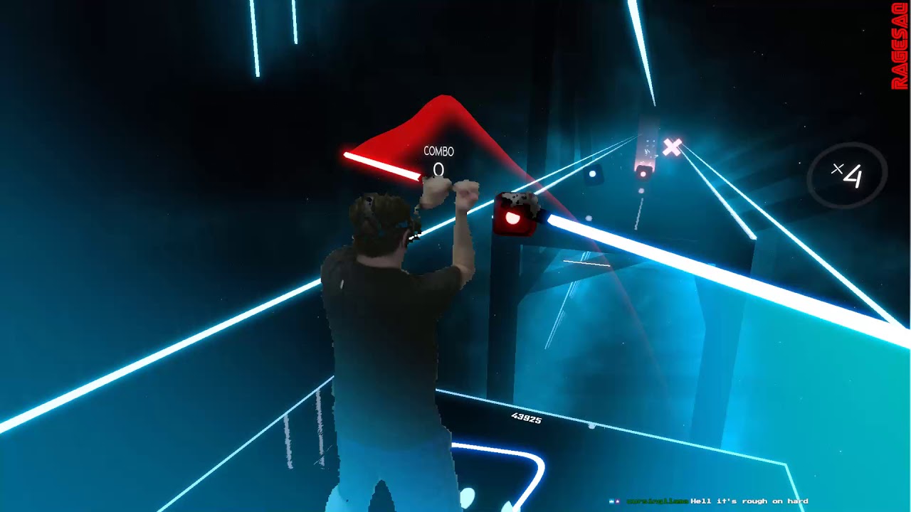 Beat Saber - Legend - Hard: Starts off Darth style before an accidental saber - YouTube