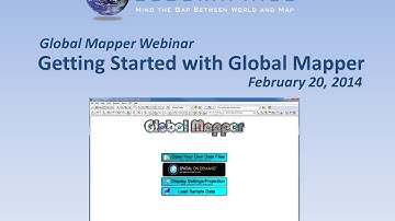 Getting Started with Global Mapper