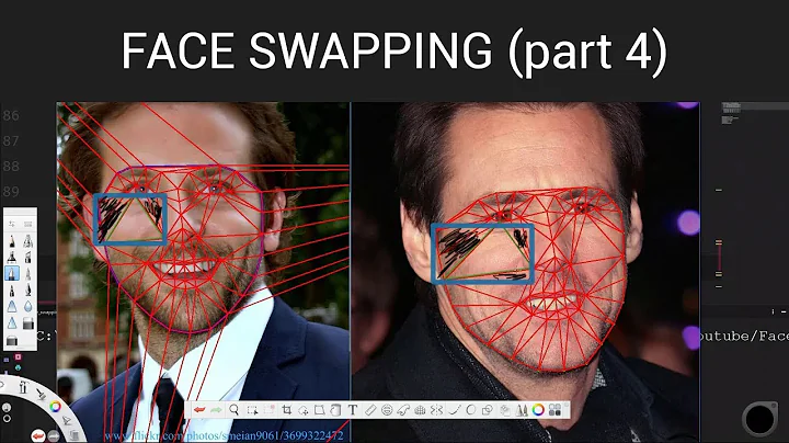 Select and Warp triangles - Face swapping Opencv with Python (part 4)