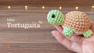 ✅ Mini Tortuguita  Amigurumi a Crochet  Tutorial Paso a paso en Español  Fácil