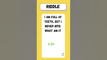 Full of Teeth… But Can’t Bite? 🦷🤔 | Viral Riddle Secrets #shorts