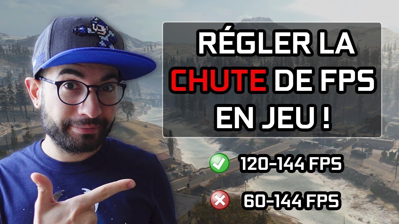 RÉGLER LA PERTE et la CHUTE DE FPS en JEU (Fortnite, Warzone, Autre