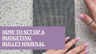 How I Set Up My Bullet Journal for Budgeting | Simple Spreads | Budgeting on a Budget 📓💵