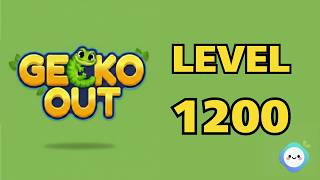 Gecko Out level 1200 Walkthrough & Solution
