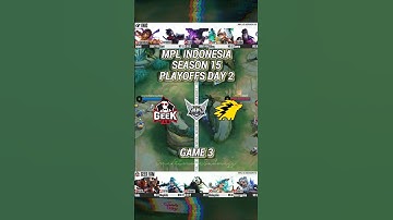 GEEK FAM ID vs ONIC | MPL ID S15 PLAYOFFS D2 | Game 3 | Highlights #mplids15 #mplindonesia