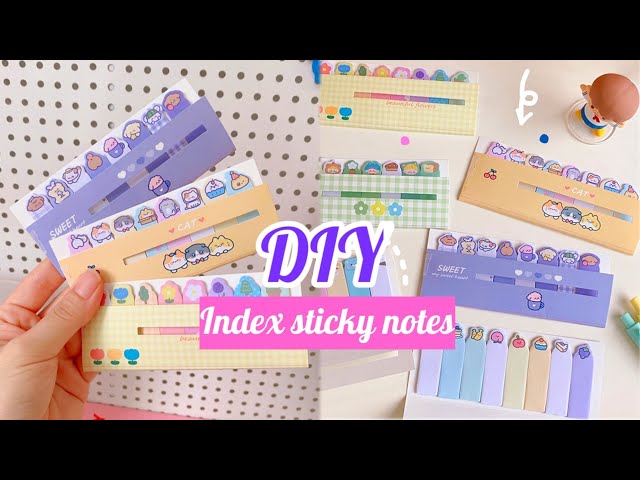 How to make Cute Index Sticky Notes at Home/ DIY To Do List Planner for  school 