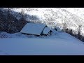 Leben auf der Alm im Winter