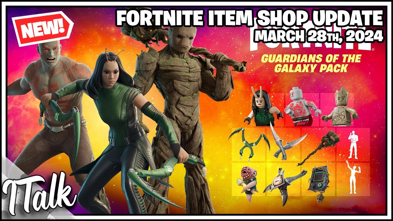 NEW GUARDIANS OF THE GALAXY PACK THAT I CANT SEE Fortnite Item Shop March 28th 2024