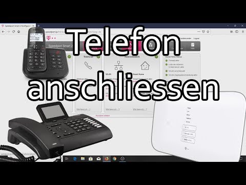 Telekom Speedport Telefon anschliessen und Rufnummern zuweisen