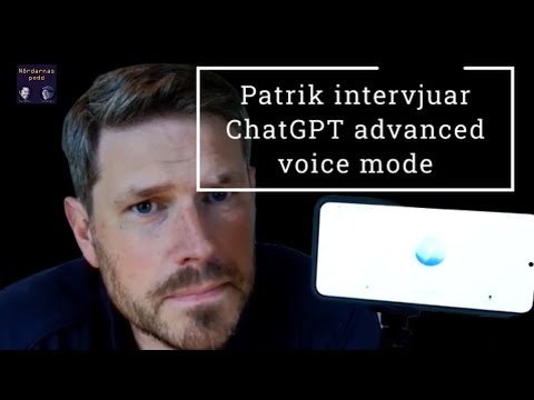 ChatGPT advanced voice mode på SVENSKA - YouTube