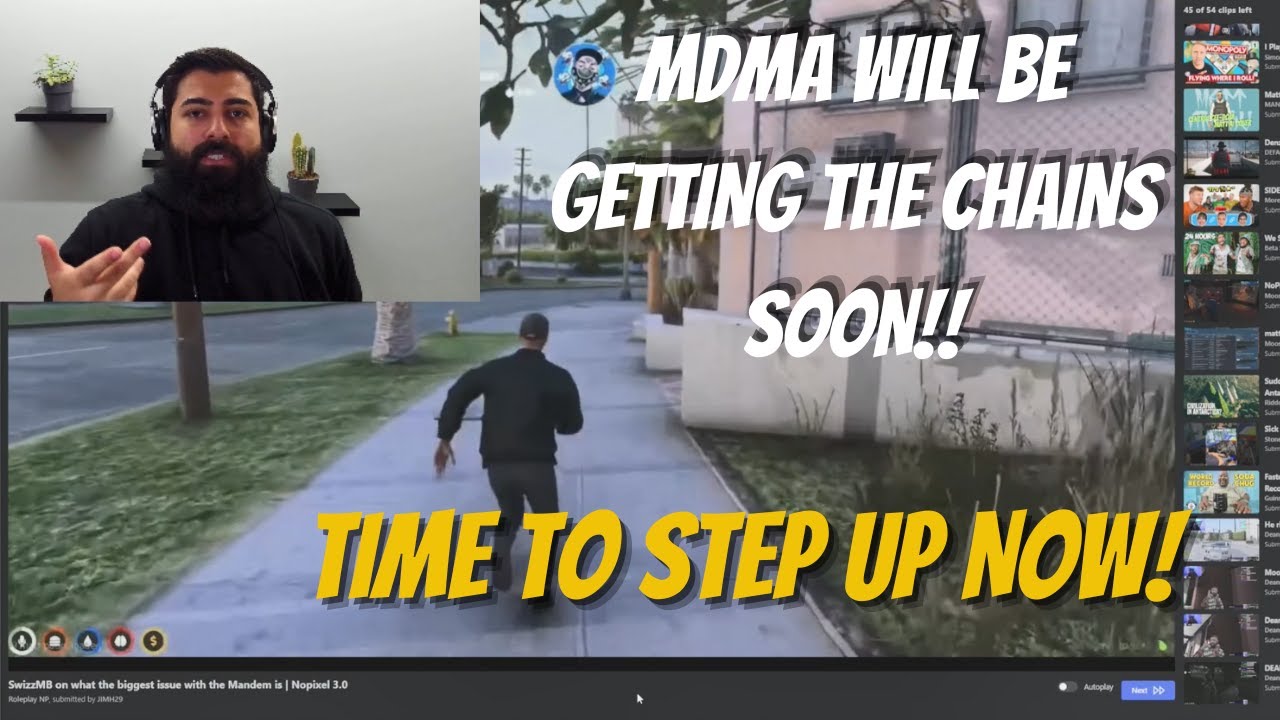 MooseTaffy REACTS To SWIZZMB On MANDEM'S BIGGEST ISSUE | MANDEM NOPIXEL GTA RP