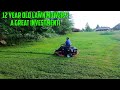 Old $350 Craigslist Lawn Mower Still Lays Down Stripes! Lawn Mowing With Toro TimeCutter