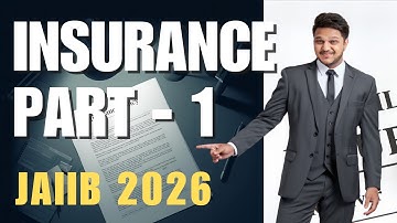 Insurance ieifs jaiib part 1 | jaiib exam 2026 in hindi