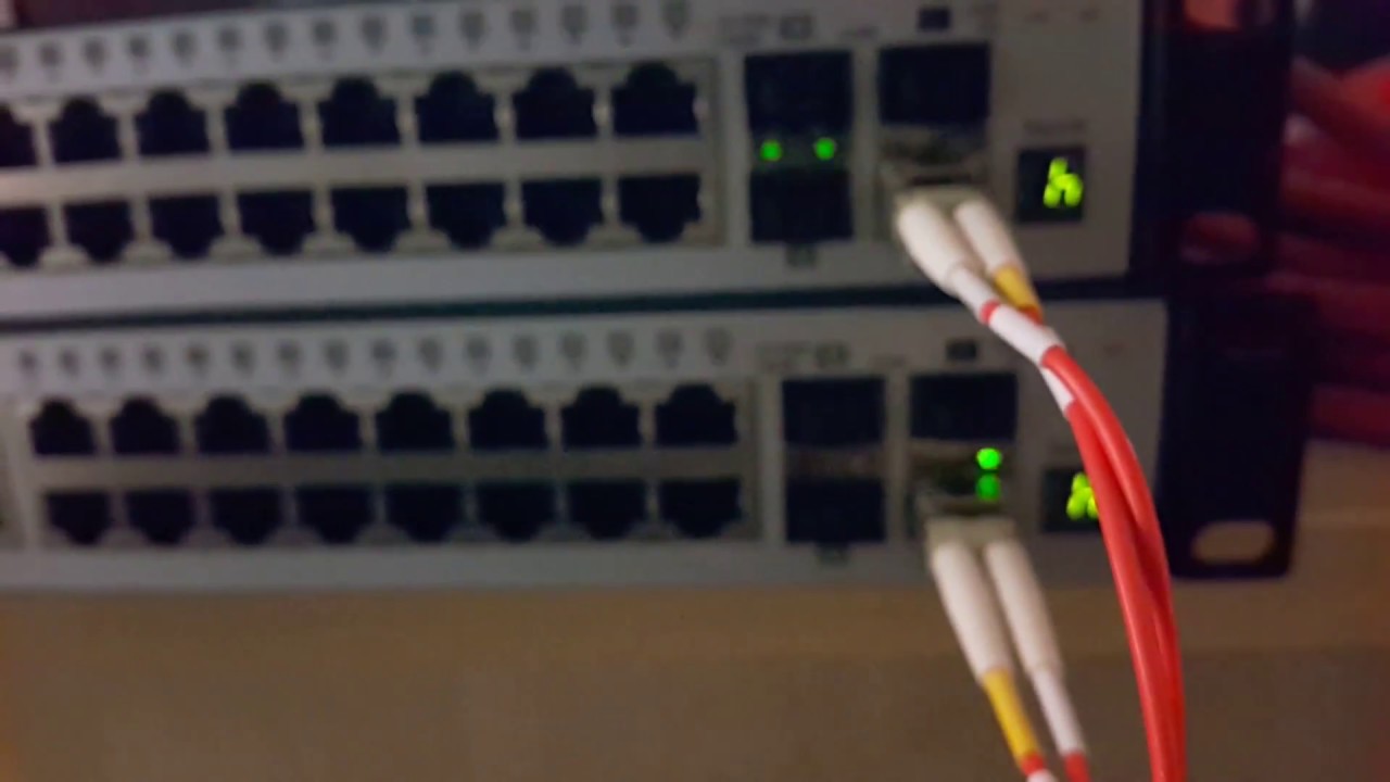 Installing 10 Gigabit SFP transcievers \u0026 fiber optic links between switches