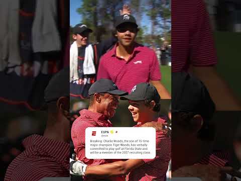 🚨 Charlie Woods verbally commits to play golf at FSU as a member of the 2027 recruiting class