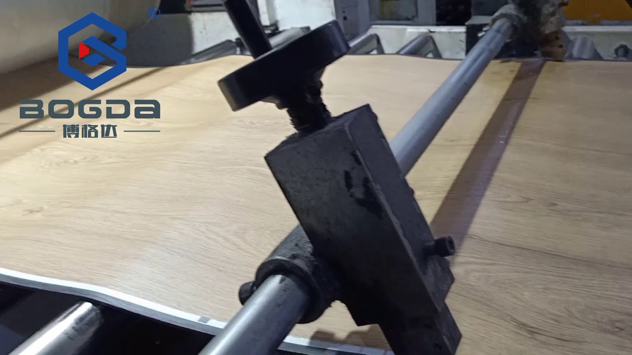 BOGDA SPC PVC LVT Laminate flooring extrusion line machine manufacturing plant