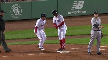 COL@BOS: Young lines an RBI single to left-center