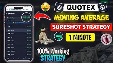 Moving Average 1 Minute Trading Strategy | Quotex Trading Strategy | Quotex OTC Algorithm