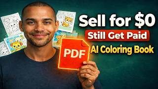 Full How To Create & Sell AI Coloring Book PDFs for $0 (And Still Get Paid) Update