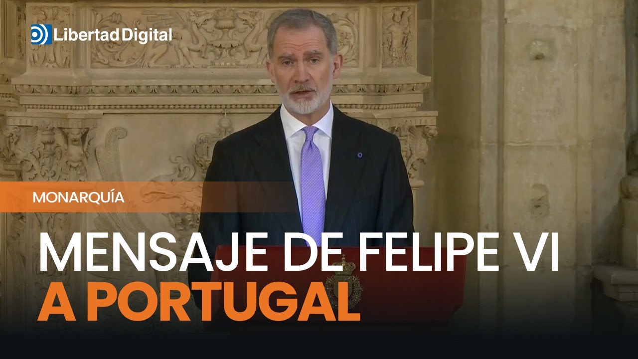 El discurso íntegro de Felipe VI en un emotivo adiós al presidente de Portugal