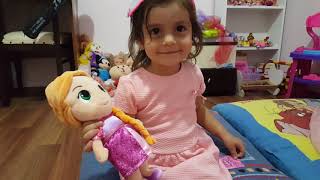 Elif Azra Kardeşler Ve Yeni Rapunzel Bebekleri Eğlenceli Çocuk Videosu