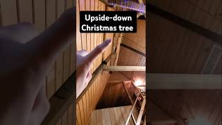 Hanging a Christmas tree upside down #shorts