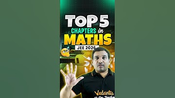 Top 5 Chapters in Maths📚 - JEE 2026 💯#jee2026 #iitjee #telugu #jee #maths #shorts #kiransir
