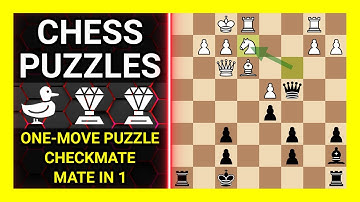 Chess Puzzles to Practice. Themes: One-move puzzle, Checkmate, Mate in 1. Learn Chess