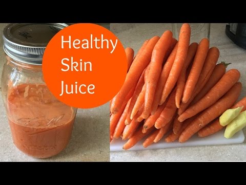 Clear Skin and Stop Acne With Carrots and Ginger Juice