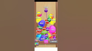 "16Nod" Challenge - Blob Merge 3D 🧶💯 All Levels #shorts