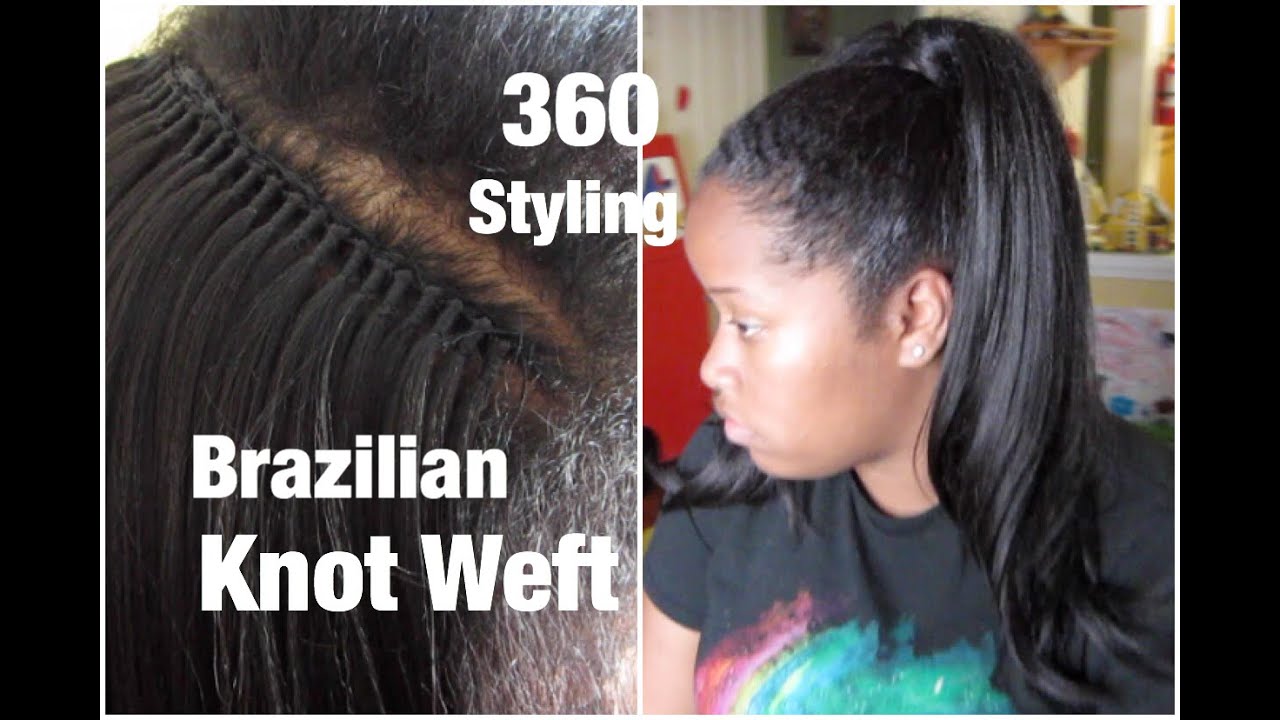 Natural High Ponytail/Chade Fashions 360 Weft /Brazilian Knot Weft