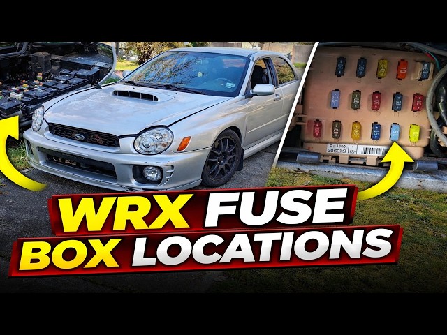 2007 subaru impreza cigarette lighter fuse Subaru Impreza WRX Fuse Box Location & Diagram (2001–2007)