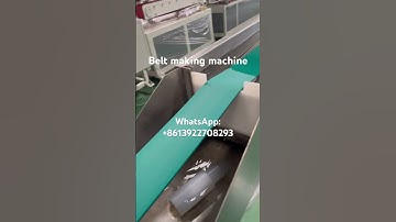 Belt making machine #extruder #belt