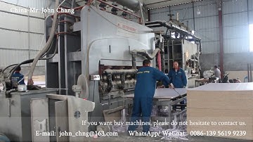 short cycle melamine laminating hot press machine for particleboard, MDF etc