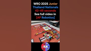 (short) WRO 2025 Junior 45 Seconds | AP Robotics #wro #lego #robotics #robot #coding