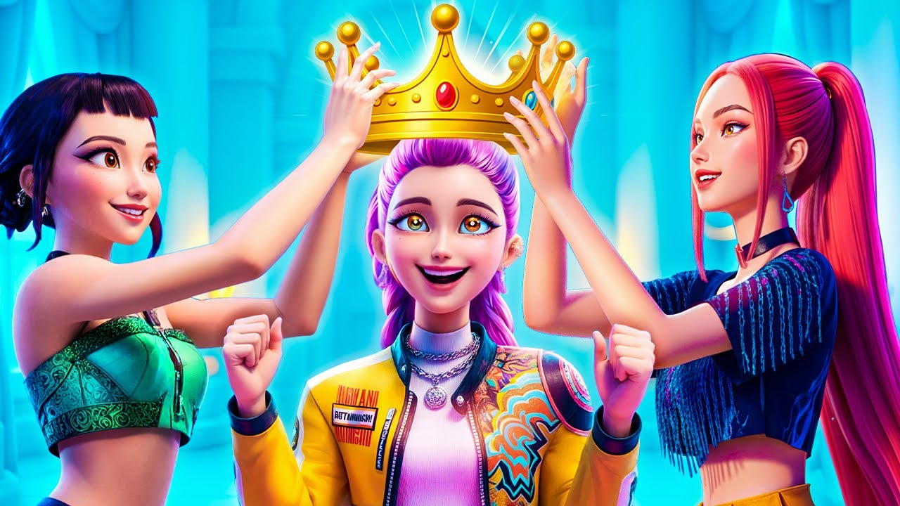 KPop Demon Hunters: Rumi Glow Up Into Princess! Huntrix Makeover - YouTube