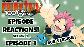Fairy Tail 100 Years Quest Episode 1 Dub Reaction  The First Guild And The Strongest Guild