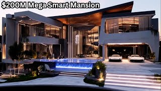 🤖 Beverly Hills $200M Mega Smart Mansion | Where Artificial Intelligence Meets Royal Luxury
