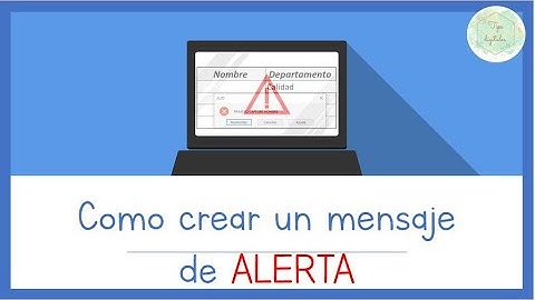 Como crear un mensaje de alerta ⚠ en Excel