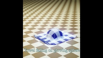 Realistic blender cloth simulation #blender #shorts #simulation #animation  #blender3d