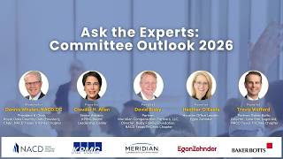 Ask the Experts: Committee Outlook 2026 | Full Program Video