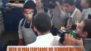 Beca 18 para egresados del servicio militar