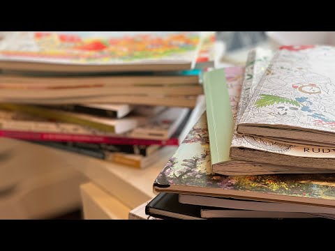 Cumulative Coloring Book Haul - November 2022 Thru January 2023